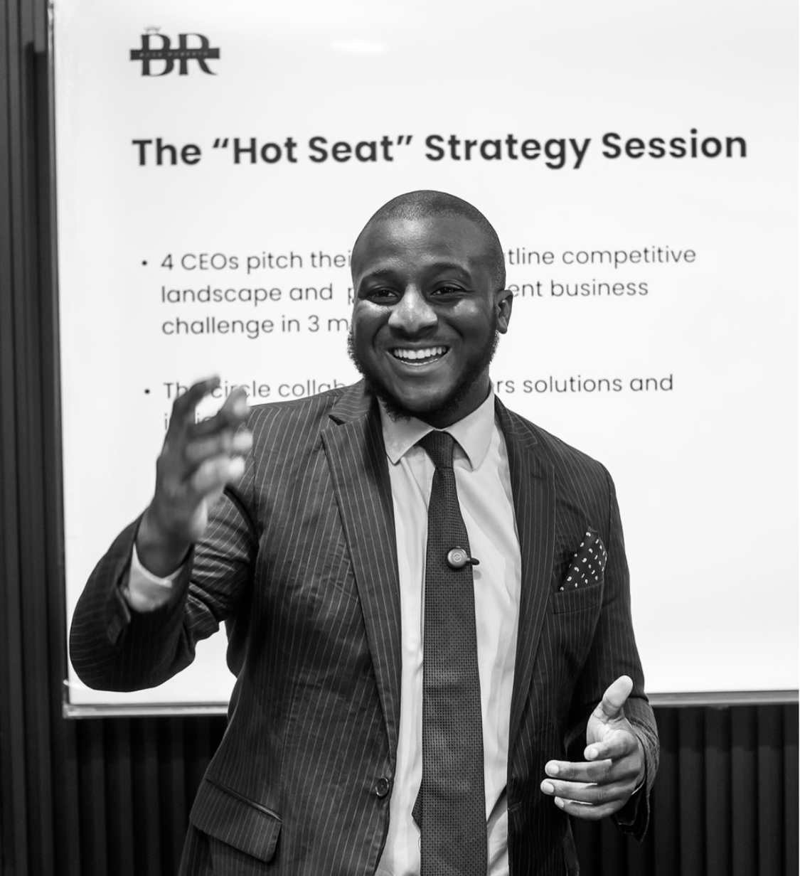 Precious Micah leading a strategy session